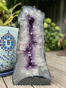 Amethist/Bergkristal Geode